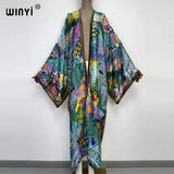 Afro Boho Batwing Kimono Maxi Holiday