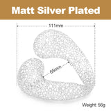 Phatbird Large Arc Gold Color Bracelet Women Hollow Bracelets Brass Fashion Jewelry