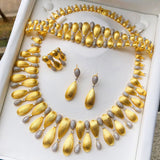 4- Pieces Luxury Pin Ball Jewellery set