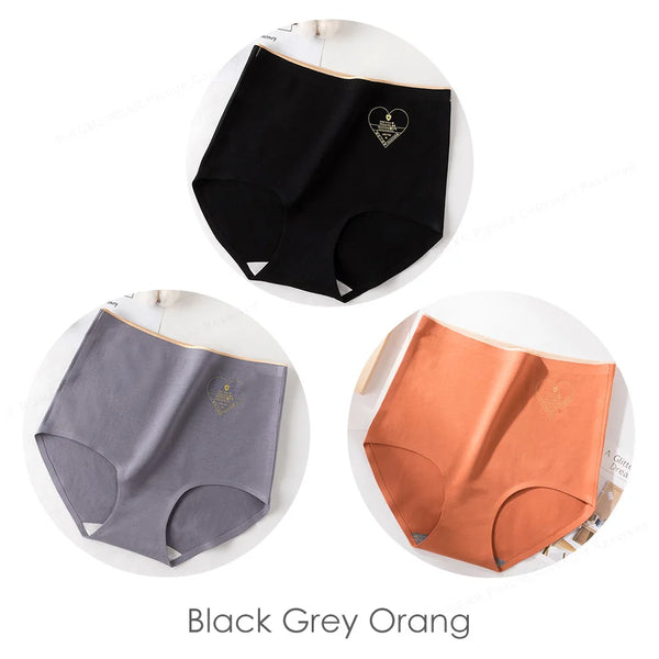 3-pieces Seamless ladies’ cotton Briefs