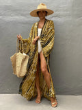 Tie-Dye Kimono Beachwear