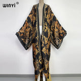 Afro Boho Batwing Kimono Maxi Holiday