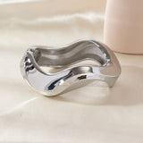 Phatbird Vintage Resin Triangle Design Wide Bangle Bracelets