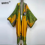 Afro Boho Batwing Kimono Maxi Holiday