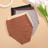 FINETOO Women Seamless Underwear High Waist Slimming Panties Female Shaping Hip Lifting Brief Comfortable Tummy Control Lingerie