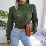 Phatbird Allure Hollow-Knit Crop Jumper