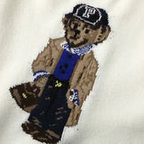 Phatbird Autumn Winter Pullover Sweater Women Cashmere Knitwear Tops Bear Print