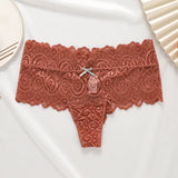Sexy Lace Thongs Panties Low-waist Briefs Intimates