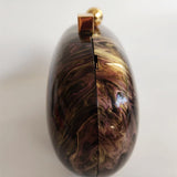 Phatbird Brown Pearl Clutch