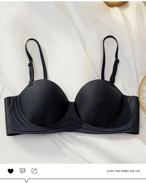 Strapless Push Up Wireless 3/4 Cup Bra