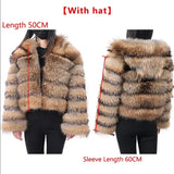 Phatbird Raccoon & Fox Fur Hooded Coat