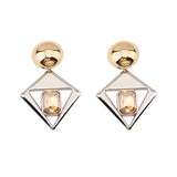 Phatbird Metal cool wind round exaggerated gold and silver earrings