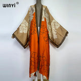 Afro Boho Batwing Kimono Maxi Holiday
