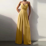 Phatbird Casual Wide Leg Long Jumpsuit Female 2025