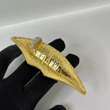 Exaggerated Lips Shaped Ring with Adjustment