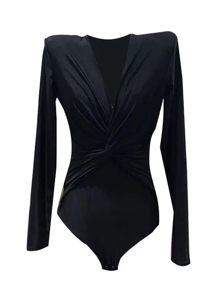 Twist V-Neck Bodysuit
