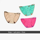 3-Piece Triangle low Waist underwear