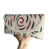 Phatbird Vintage Chic Beaded Envelope Clutch