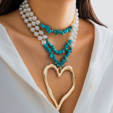 Phatbird Majestic Heart Pendant Choker Necklace