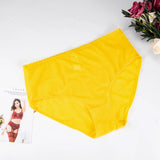 Varsbaby Sexy Light Yellow Light Green Briefs Transparent Panties S-XXL High-waist Underwear Summer See-through Underpants