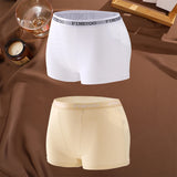 FINETOO 2Pcs/Set Low Waist Women's Underwear Cotton Boxer Plus Size Short Pants For Lady Sexy High Stretch Underwear S-XXL Brief