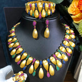 4- Pieces Luxury Pin Ball Jewellery set