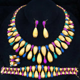 4- Pieces Luxury Pin Ball Jewellery set