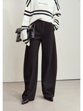 Smart Classic Drawstring Baggy Trousers