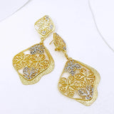 Phatbird Earrings For Women Plant Leaf Shape Dubai Fashion Jewelry