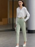Ankle Length High Waist Trouser