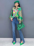 Phatbird Sequin Floral Blouse