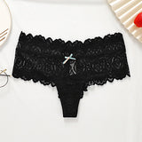 Sexy Lace Thongs Panties Low-waist Briefs Intimates