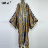 Afro Boho Batwing Kimono Maxi Holiday