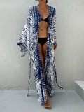 Tie-Dye Kimono Beachwear