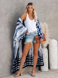 Tie-Dye Kimono Beachwear