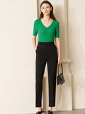 Ankle Length High Waist Trouser