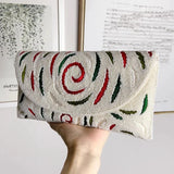 Phatbird Vintage Chic Beaded Envelope Clutch