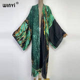 Afro Boho Batwing Kimono Maxi Holiday