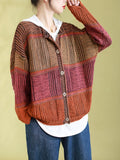 Phatbird Luxe Striped Knit Cardigan