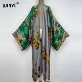 Afro Boho Batwing Kimono Maxi Holiday