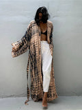 Tie-Dye Kimono Beachwear