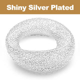 Phatbird 18k Gold Plated Bracelet Luxury Women Big Round Grid Bracelets Brass Fashion Jewelry Banquet Party