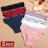 Women Cotton Briefs Intimates Breathable Low Waist Underwear