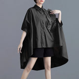 Oversize Hi-Lo Statement Loose Fit Shirt
