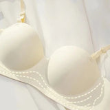 Strapless Push Up Wireless 3/4 Cup Bra