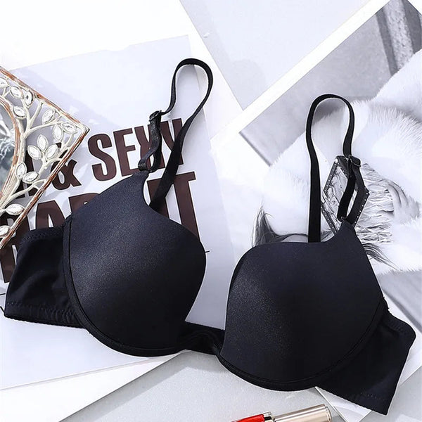 Multi Backless Plunge Half Cup Push Up Bras