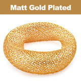 Phatbird 18k Gold Plated Bracelet Luxury Women Big Round Grid Bracelets Brass Fashion Jewelry Banquet Party