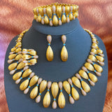 4- Pieces Luxury Pin Ball Jewellery set