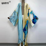 Afro Boho Batwing Kimono Maxi Holiday