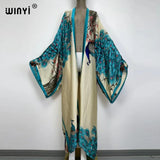 Afro Boho Batwing Kimono Maxi Holiday